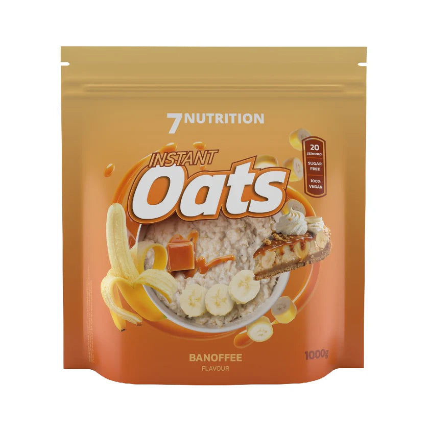 Fulgi de ovaz instant 1000g, pudra, 7Nutrition, Aliment de tip carbohidrati