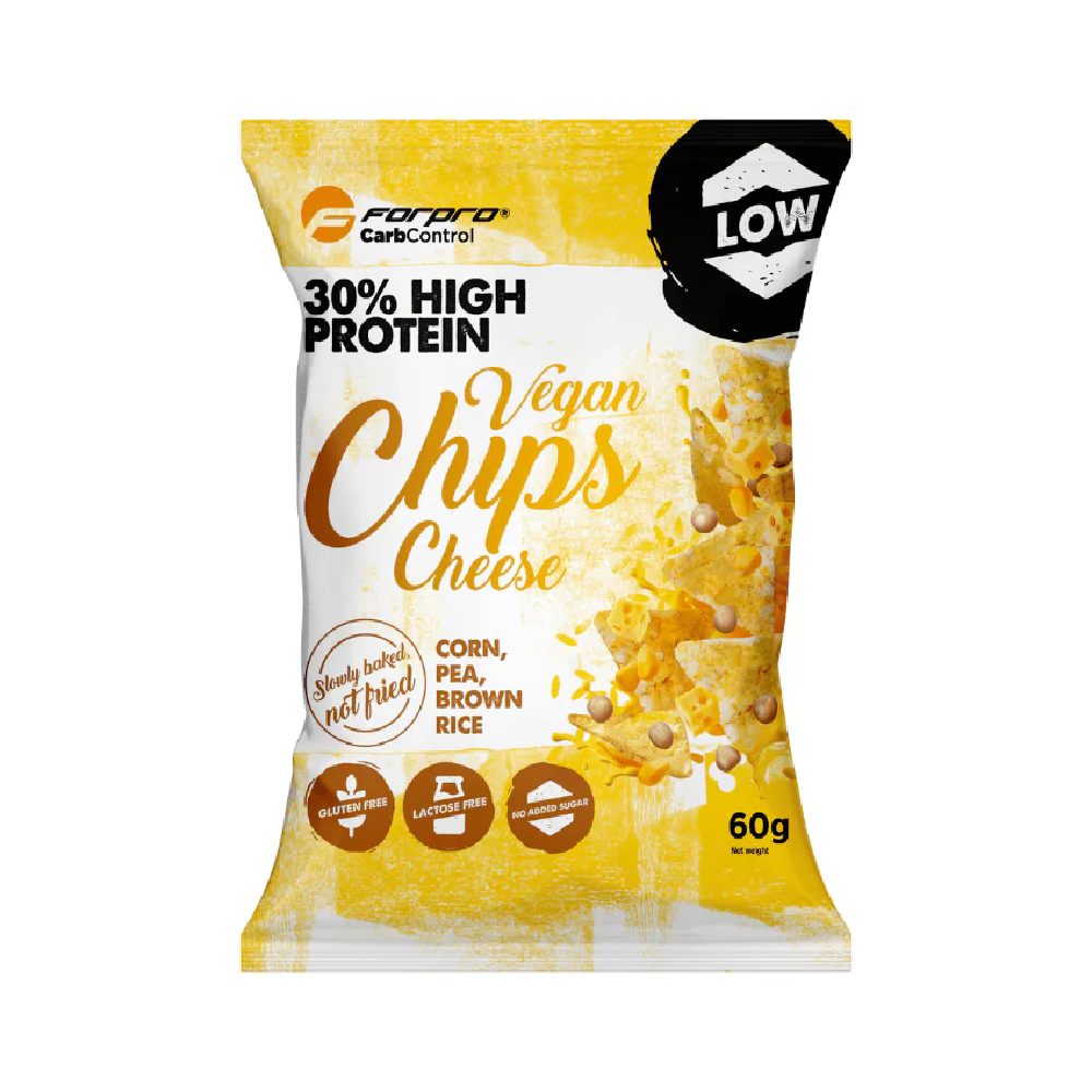 Chipsuri proteice vegane, 60g, Forpro, Cu 30% proteine