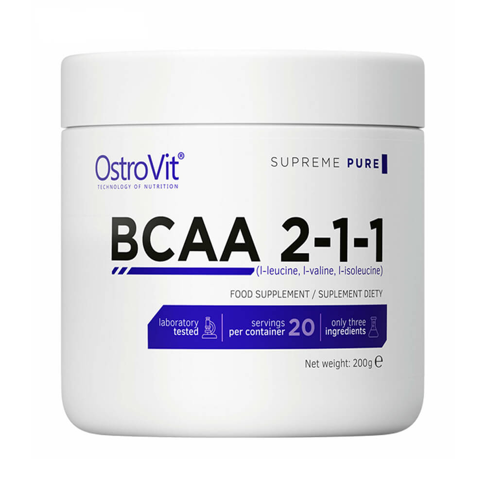 Aminoacizi | BCAA 2-1-1, 200g, pudra, Ostrovit, Aminoacizi cu catena ramificata 0