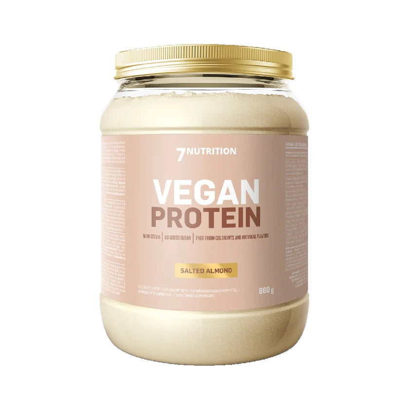 Proteina vegana 660g, pudra, 7Nutrition, Supliment alimentar de tip proteina vegetala