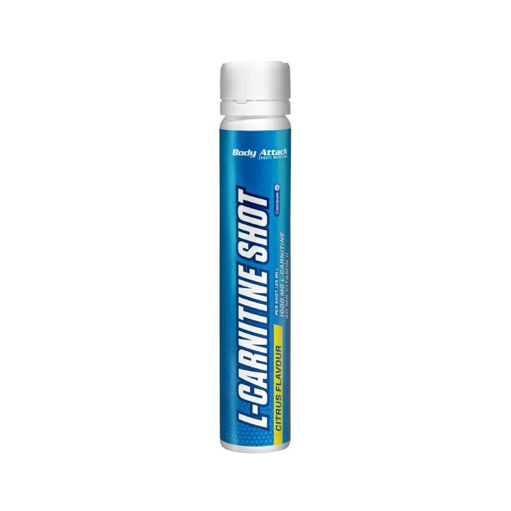 L-carnitina shot, 25ml, Body Attack, Supliment alimentar slabire