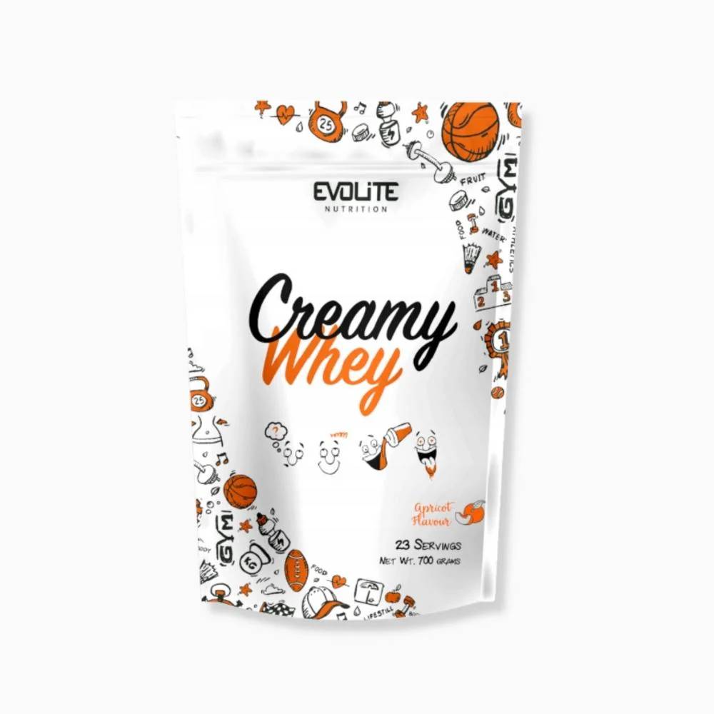 Creamy Whey pudra, 700g, Evolite Nutrition, Proteina din zer