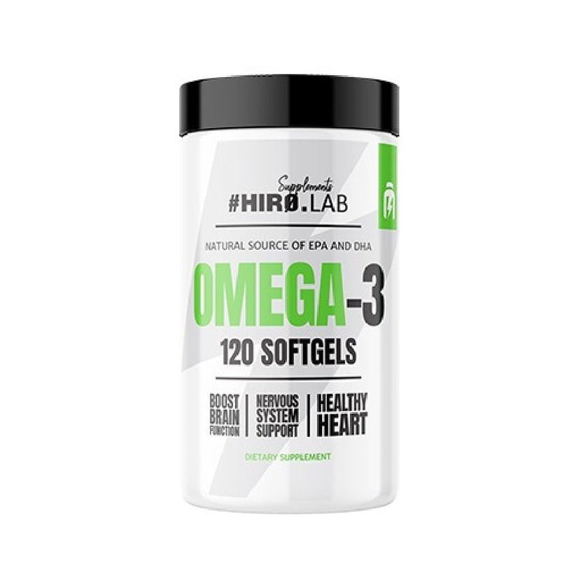 Omega 3 120capsule, Hiro Lab, Acizi grasi din ulei de peste si vitamina E
