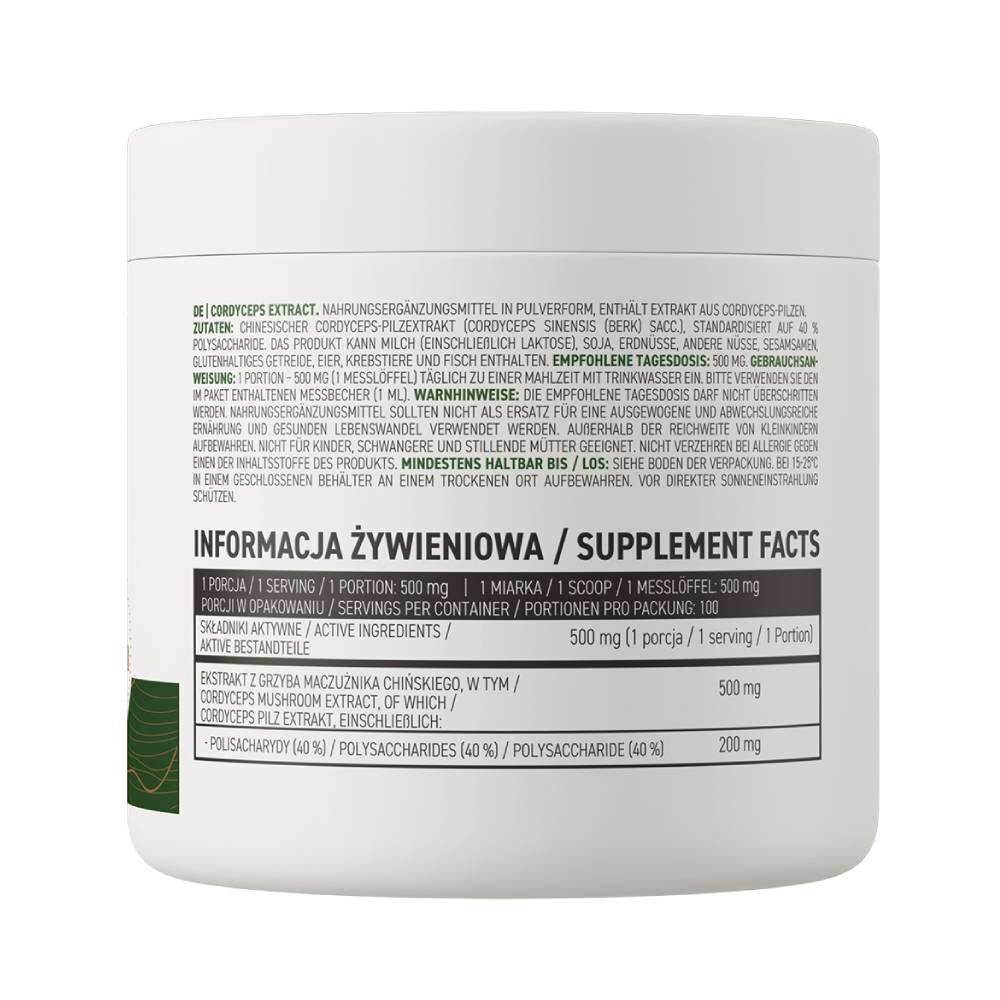 Suplimente sanatate Extract de cordiceps, pudra, 50g, Ostrovit, Supliment alimentar pentru sanatate 2
