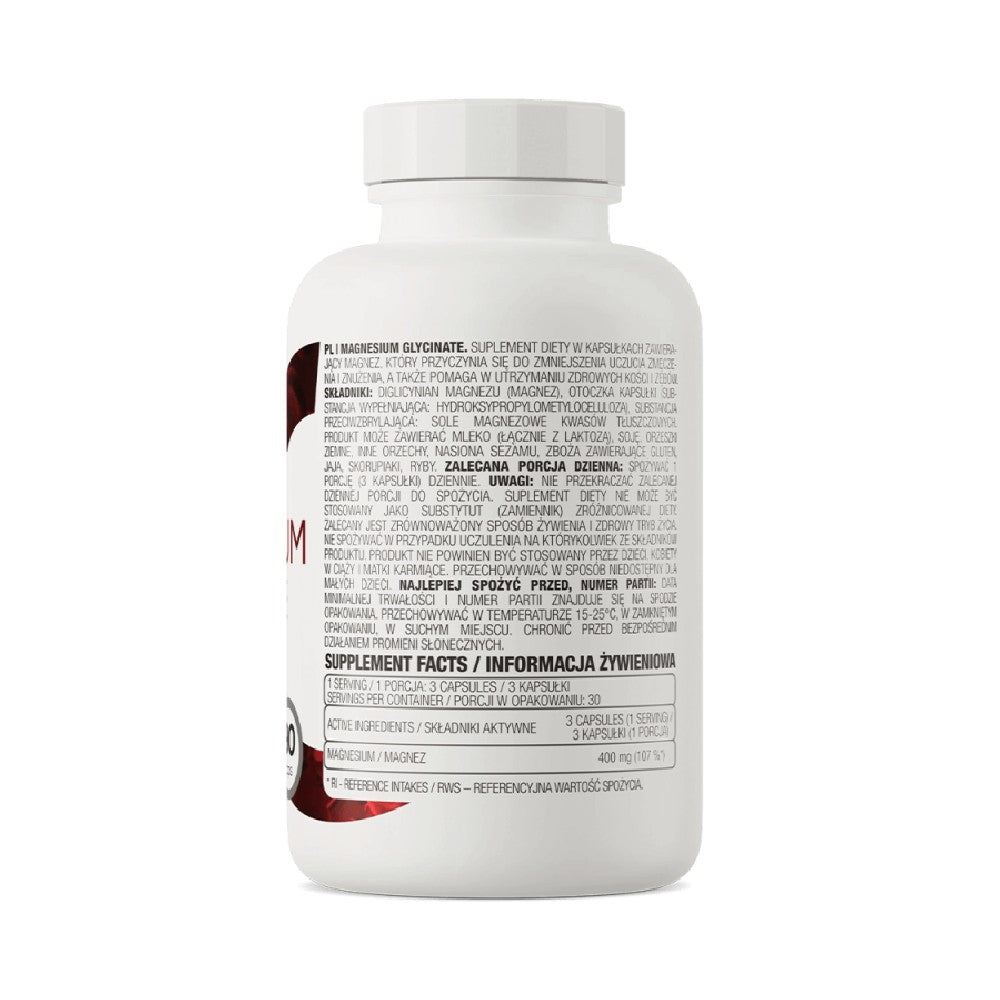 Minerale | Magneziu bisglicinat, 90 capsule, Ostrovit, Supliment alimentar pentru sanatate 1