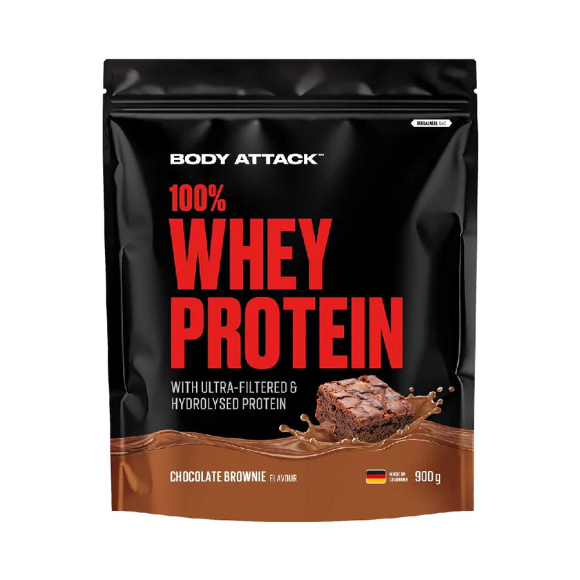 100% Whey Protein 900g, pudra, Proteina din zer, Bodyattack