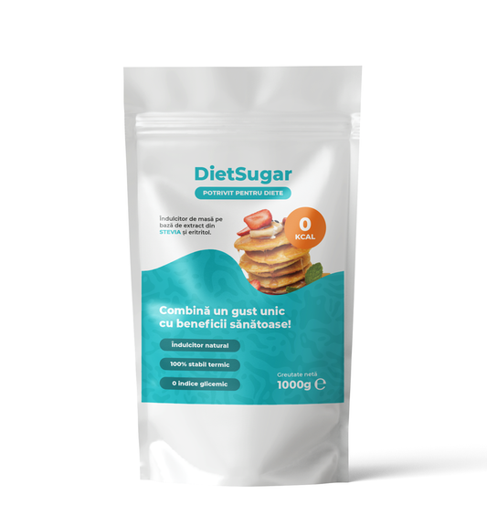 Diet Sugar, 1kg, Nutriland, Indulcitor Natural 0 Calorii, 0 Indice Glicemic | Alternativa Sanatoasa la Zahar