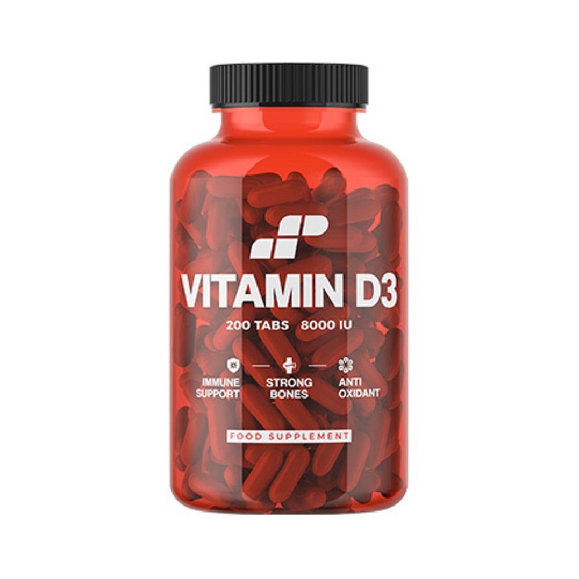 Vitamina D3 8000IU 200 tablete, MP Nutrition, Supliment alimentar pentru sanatatea oaselor