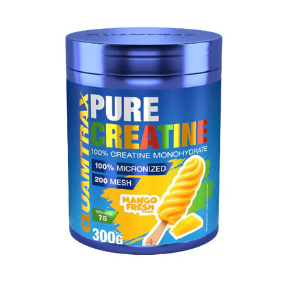 Creatina pura, pudra, 300g, Quamtrax, Supliment crestere masa musculara