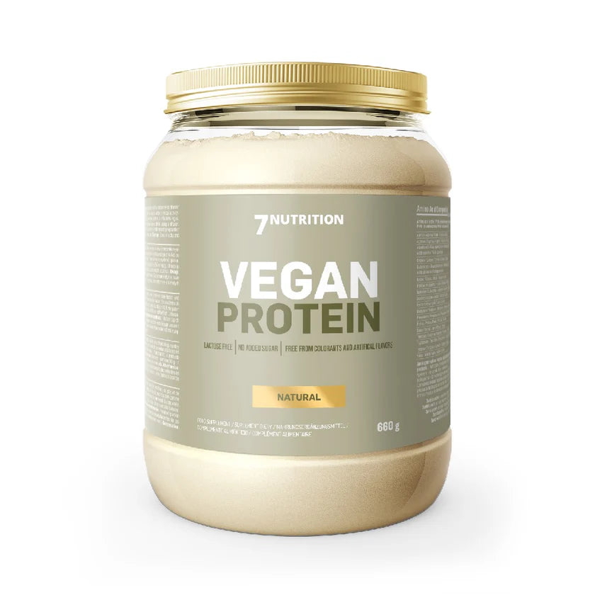 Proteina vegana 660g, pudra, 7Nutrition, Supliment alimentar de tip proteina vegetala