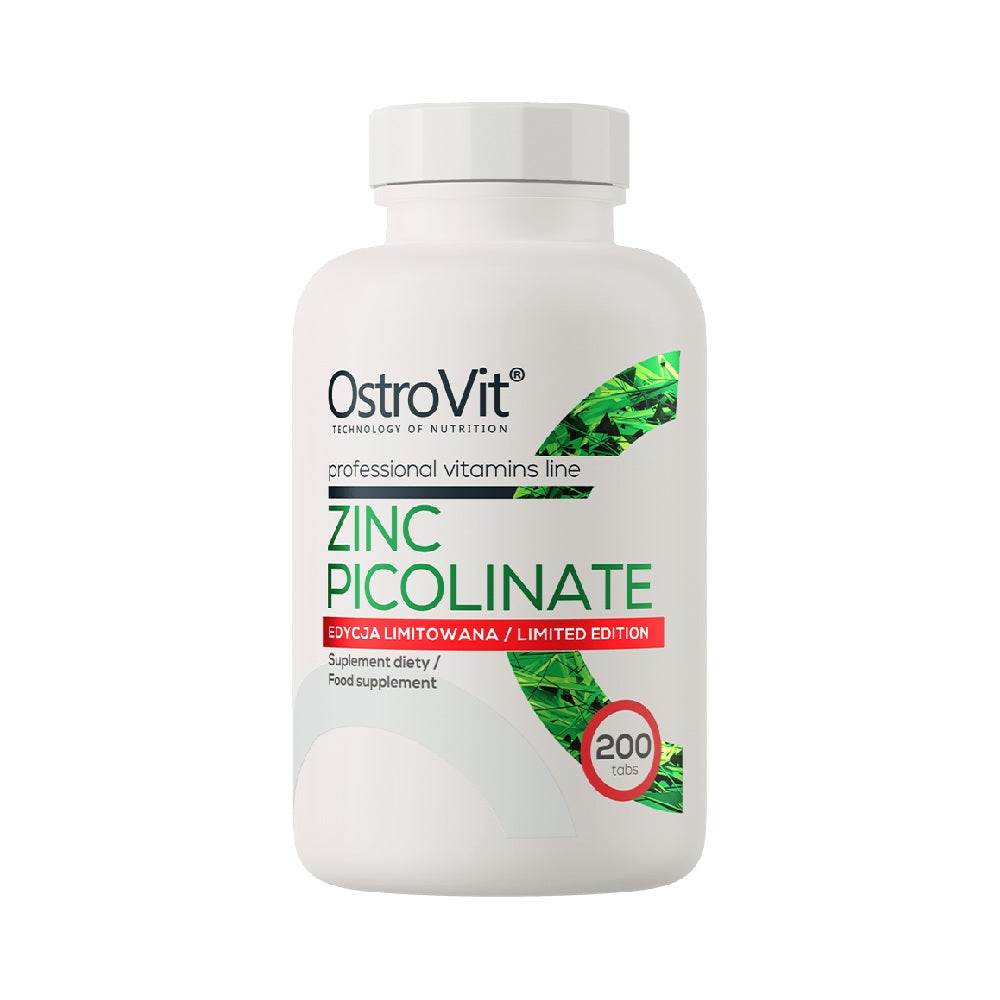 Minerale | Zinc picolinat, 200 tablete, Ostrovit, Supliment alimentar pentru sanatate 0