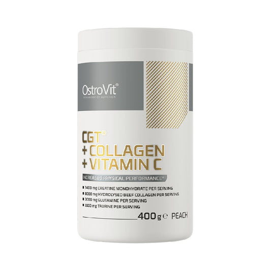 CGT + colagen + vitamina C, pudra, 400g, Ostrovit, Supliment alimentar pentru sanatate