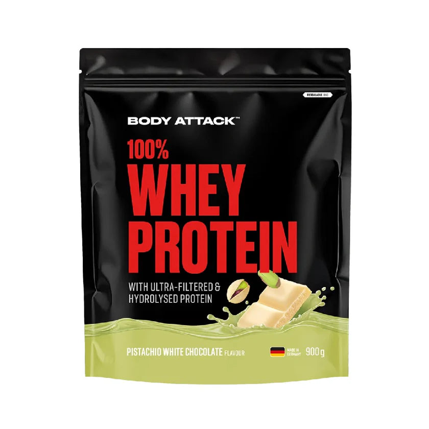100% Whey Protein 900g, pudra, Proteina din zer, Bodyattack