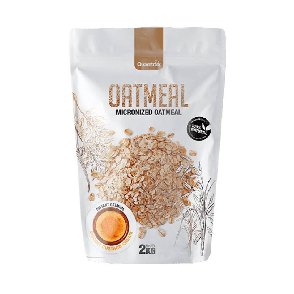 Alimente & Gustari | Oatmeal, 2kg, pudra, Quamtrax, Ovaz instant fara zahar adaugat 16