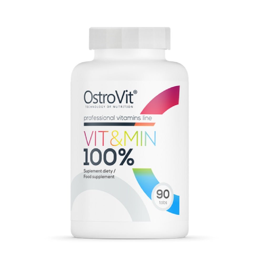 undefined | Vit&Min 100%, 90 tablete, Ostrovit, Complex de vitamine si minerale 0