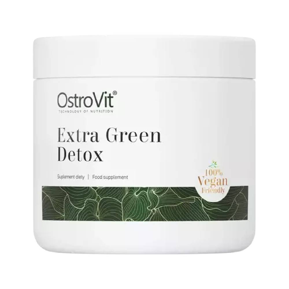 Suplimente Antioxidanti | Extra Green Detox, pudra, 200g, OstroVit, Supliment alimentar pentru detoxifiere 0