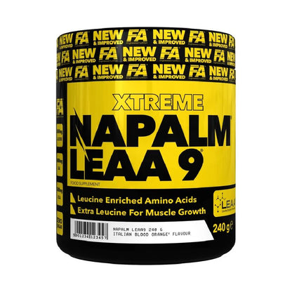 Xtreme Napalm LEAA9, pudra, 240g, Fitness Authority, Aminoacizi esentiali imbunatatiti cu Leucina