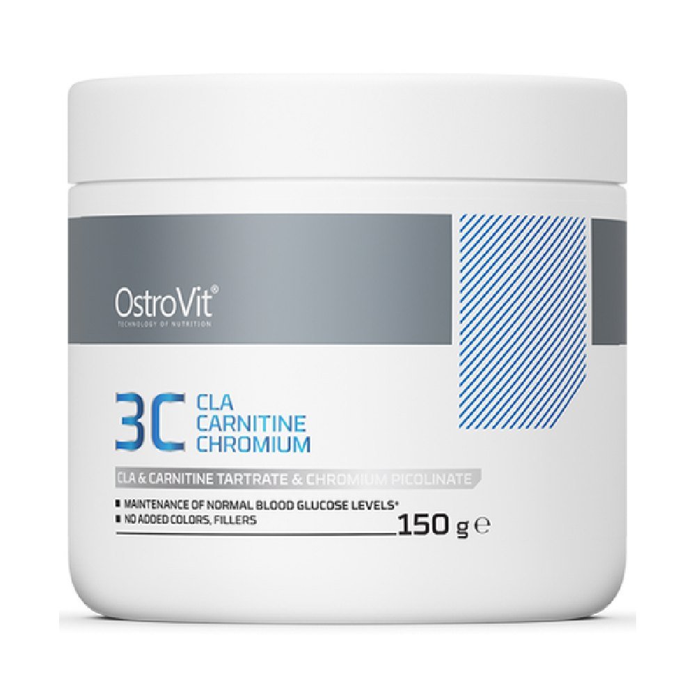 undefined | 3C CLA carnitina crom, pudra, 150g, Ostrovit, Supliment scadere in greutate 0