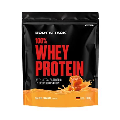 100% Whey Protein 900g, pudra, Proteina din zer, Bodyattack