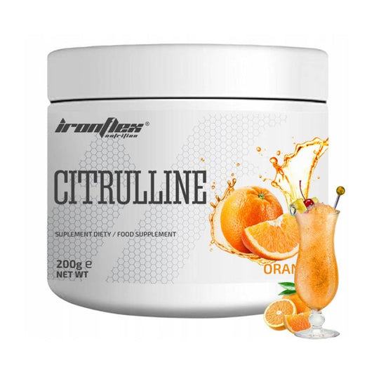 Citrulina pudra, 200g, Ironflex, Supliment alimentar pre-antrenament