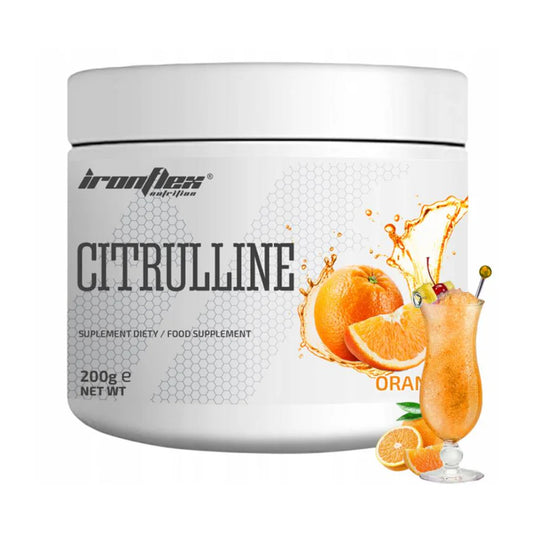 Citrulina pudra, 200g, Ironflex, Supliment alimentar de tip L-citrulina pulbere