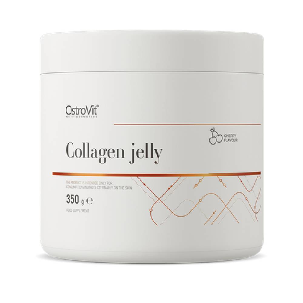 Colagen | Collagen Jelly, pudra, 350g, Ostrovit, Supliment alimentar oase, articulatii si piele 0