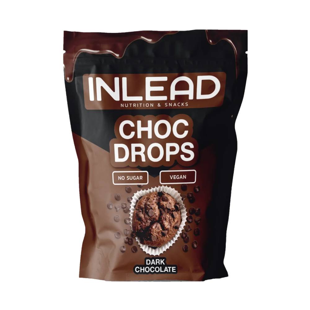 Dulciuri fara zahar | Choc Drops 150g, Inlead, Desert dropsuri de ciocolata 0