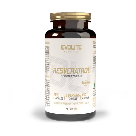 Resveratrol 200mg, 100 capsule, Evolite Nutrition, Supliment alimentar pentru sanatate