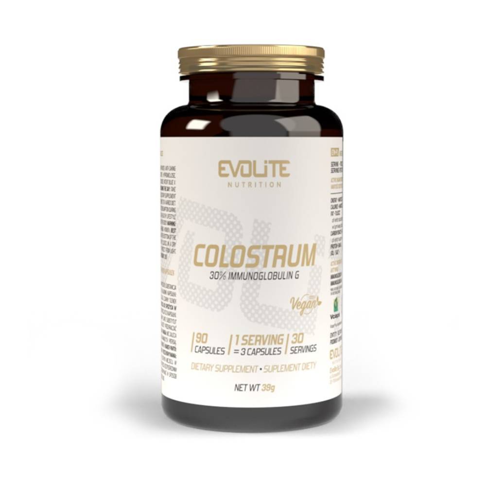Colostru bovin, 90 capsule, Evolite Nutrition, Supliment alimentar pentru sanatate