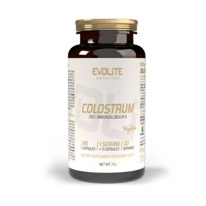 Colostru bovin, 90 capsule, Evolite Nutrition, Supliment alimentar pentru sanatate