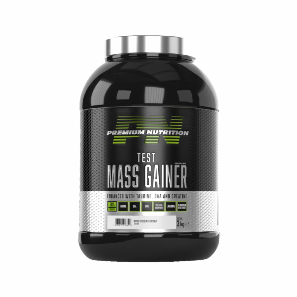 Gainer | Test Mass Gainer pudra, 3kg, Premium Nutrition, Supliment crestere masa 0