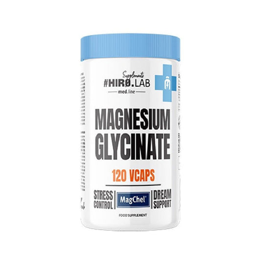 Magnesium Glycinate 120 capsule vegetale, Hiro Lab, Supliment alimentar de tip minerale
