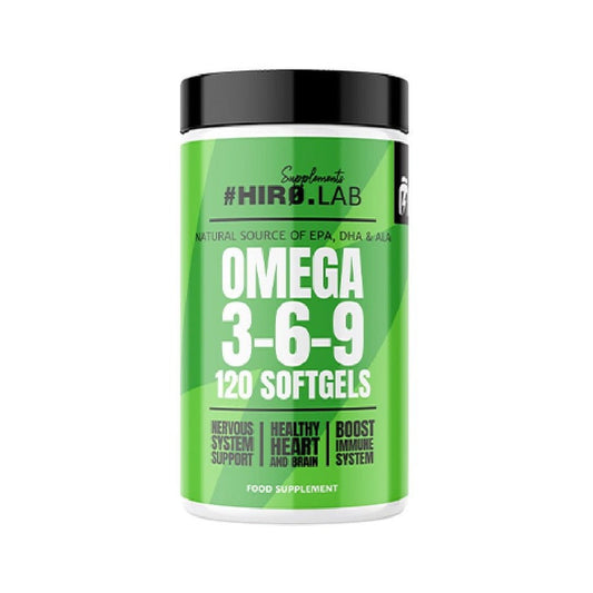 Omega 3-6-9 120 capsule, Hiro Lab, Acizi grasi din ulei de peste