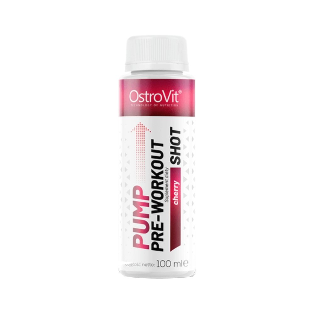 Pre-workout | Pump Pre-Workout Shot 100ml, Ostrovit, Supliment alimentar pre-workout cu cofeina 0