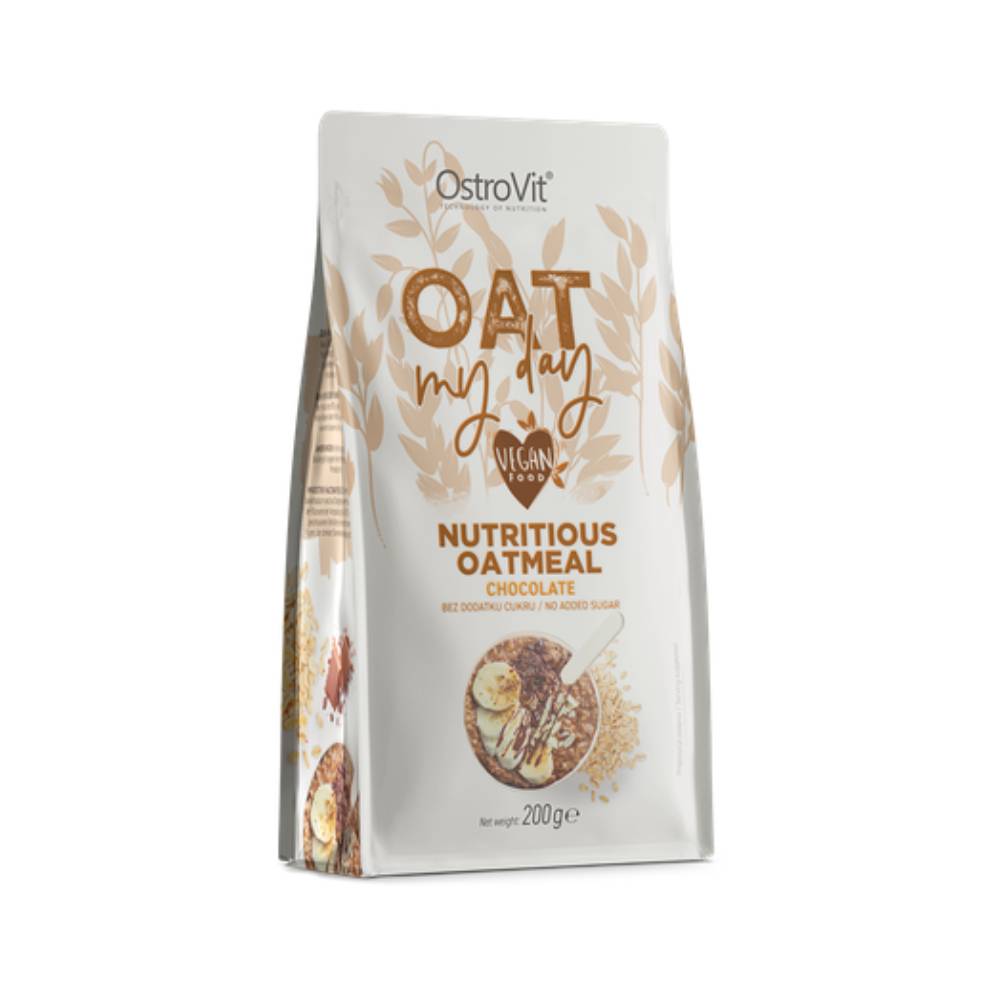 Ovaz instant | Oat My Day, 200g, Ostrovit, Fulgi de ovaz 0