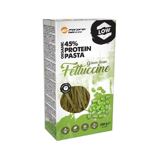 Paste proteice | Fettuccine din boabe de soia verde, 200g, ForPro, Continut ridicat de proteine 0