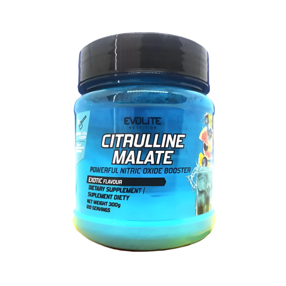 undefined | Citrulina malat pudra, 300g, Evolite Nutrition, Supliment alimentar pre-workout 0