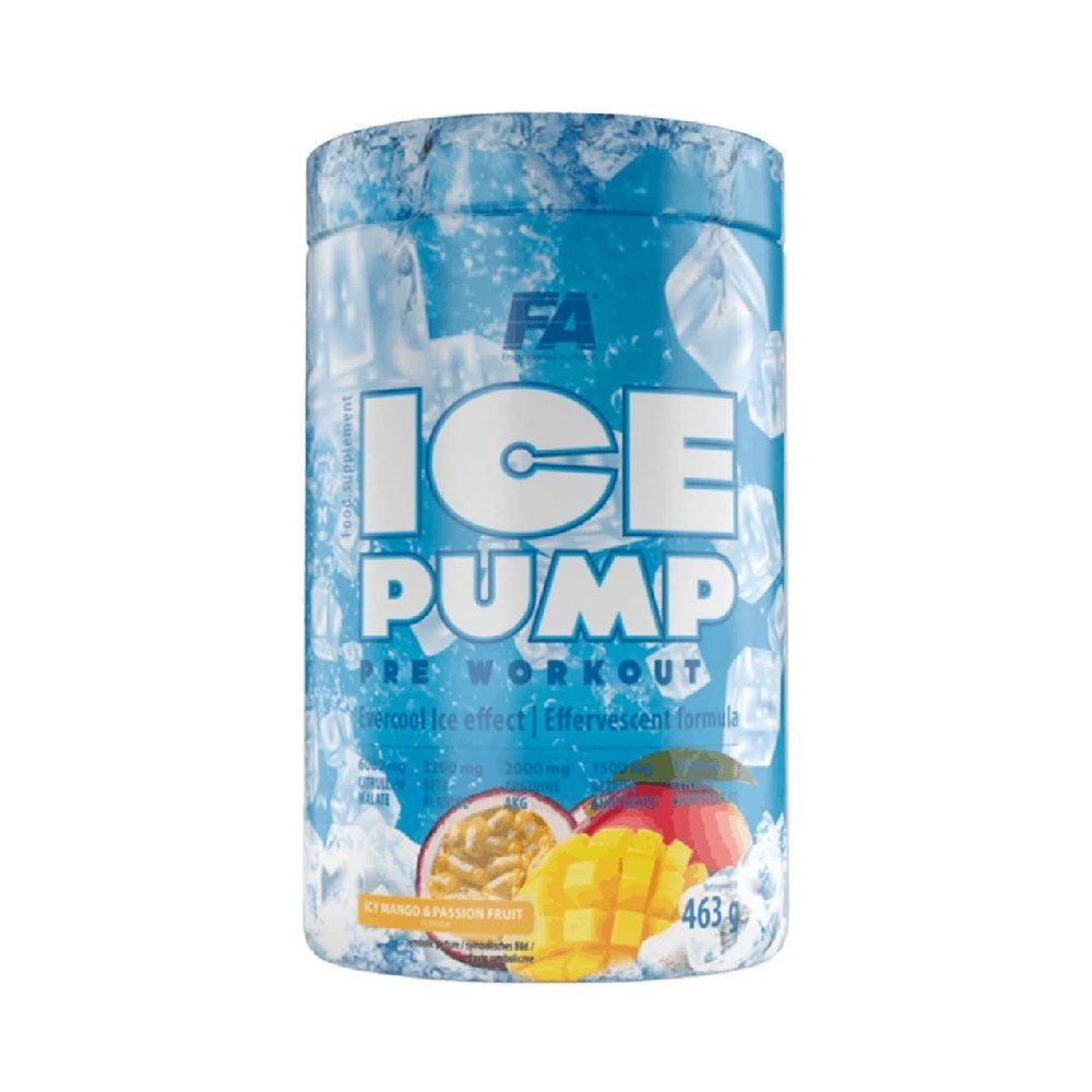 Suplimente antrenament | Ice Pump, pudra, 463g, Fitness Authority, Supliment alimentar pre-workout cu cofeina 2