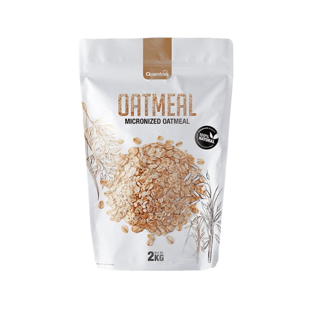 Alimente & Gustari | Oatmeal, 2kg, pudra, Quamtrax, Ovaz instant fara zahar adaugat 12