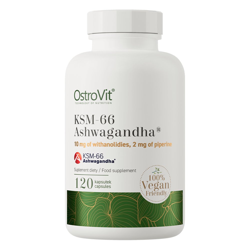 Suplimente pentru somn | Ashwagandha KSM 66, Ostrovit, 120 capsule, Supliment pentru stres 0