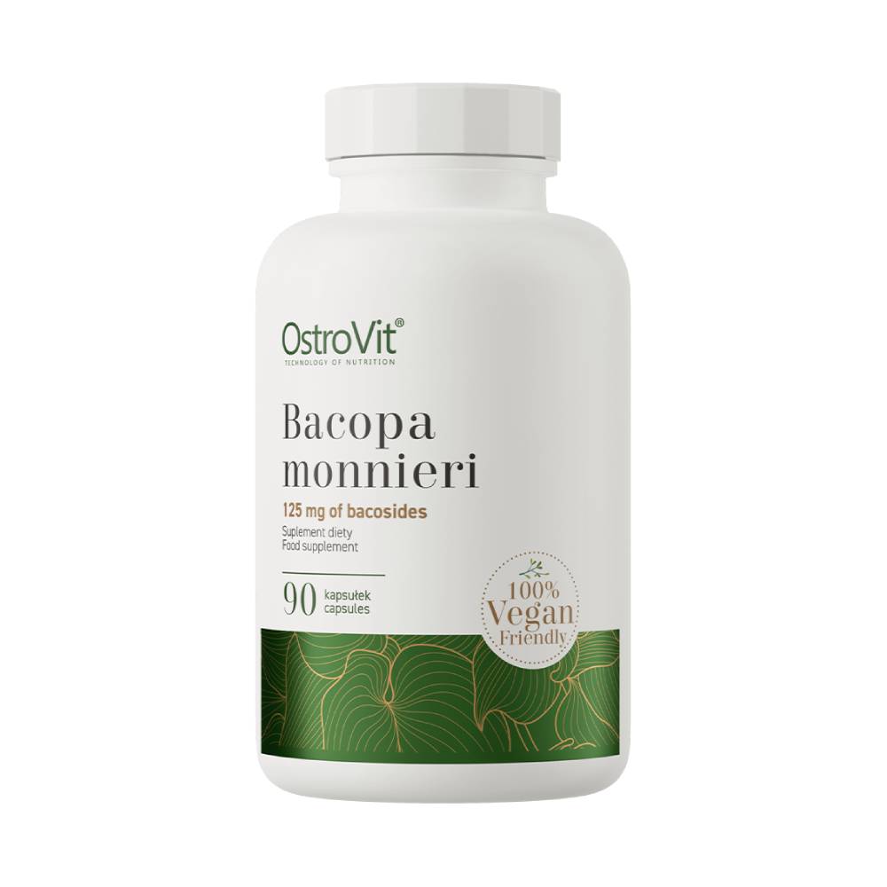 Suplimente antistres | Extract de Bacopa Monnieri VEGE, 90 capsule, Ostrovit, Supliment alimentar pentru sanatate 0