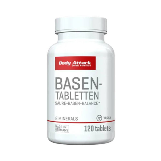 Minerale | Alkaline Mineral (Basen-Tabletten), 120 tablete, Body Attack, Complex de minerale 0