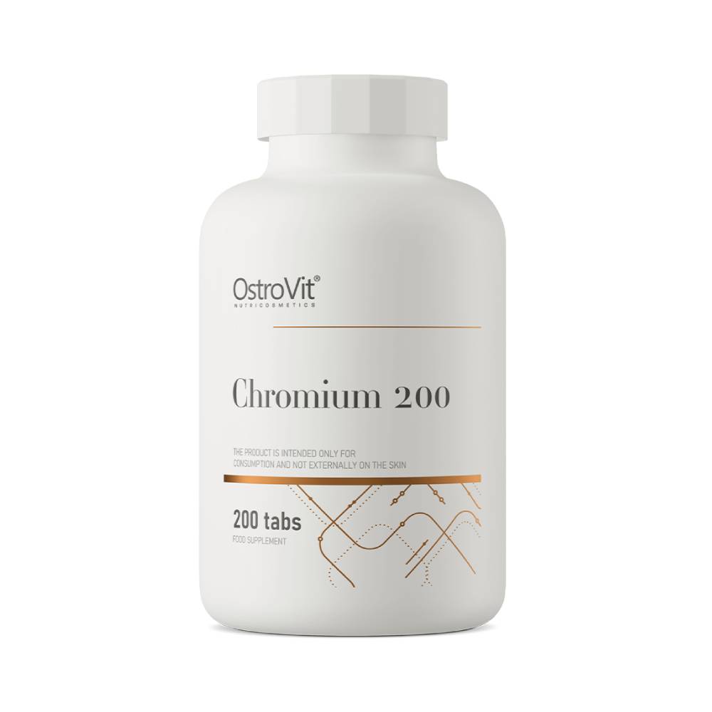 Vitamine si minerale Crom 200mcg, 200 de tablete, Ostrovit, Supliment alimentar sanatate 1