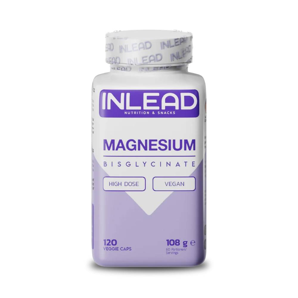 Minerale | Magneziu bisglicinat, 120 capsule, Inlead, Supliment alimentar pentru sanatate 0