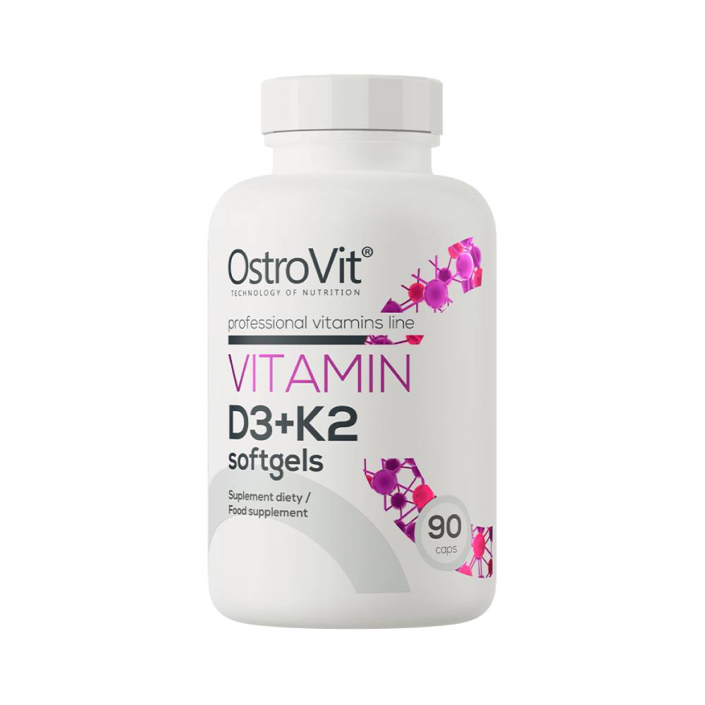 Vitamine | Vitamina D3 + K2 90 capsule, Ostrovit, Supliment alimentar pentru sanatate 0